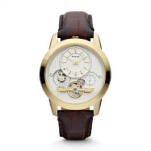 Horlogeband Fossil CH2882 Leder Bruin 22mm