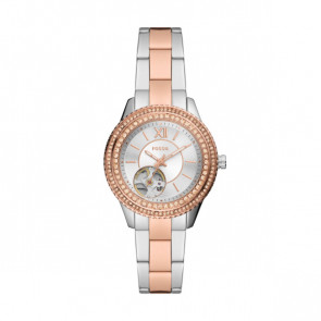 Horlogeband Fossil ME3214 Staal Bi-Color 16mm