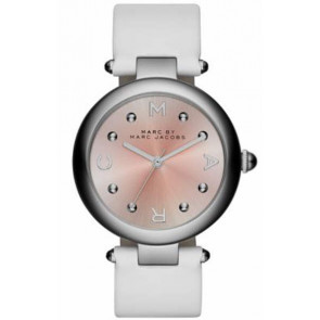 Horlogeband Marc by Marc Jacobs MJ1407 Leder Wit 18mm