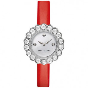 Horlogeband Marc by Marc Jacobs MJ1441 Leder Rood 10mm