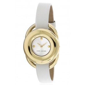 Horlogeband Marc by Marc Jacobs MJ1446 Leder Wit 10mm