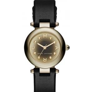 Horlogeband Marc by Marc Jacobs MJ1467 Leder Zwart 14mm