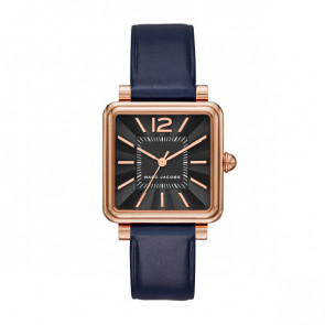 Horlogeband Marc by Marc Jacobs MJ1523 Leder Blauw 16mm