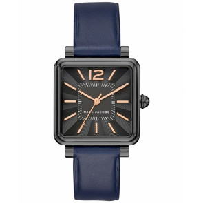 Horlogeband Marc by Marc Jacobs MJ1524 Leder Blauw 16mm