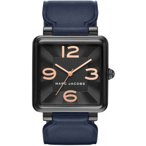 Horlogeband Marc by Marc Jacobs MJ1531 Leder Blauw 16mm