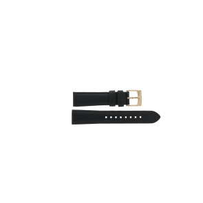 Horlogeband Marc by Marc Jacobs MJ1565 Leder Zwart 18mm
