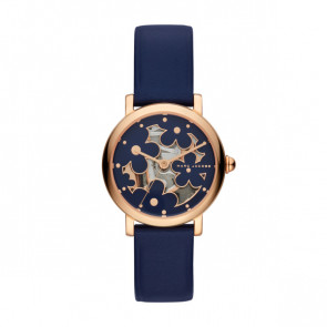 Horlogeband Marc by Marc Jacobs MJ1628 Leder Blauw 14mm