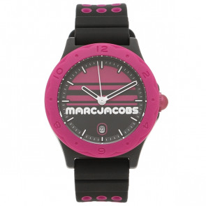 Horlogeband Marc by Marc Jacobs MJ1652 Silicoon Zwart 18mm