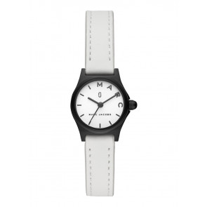 Horlogeband Marc by Marc Jacobs MJ1656 Leder Wit 10mm