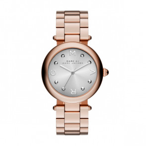 Horlogeband Marc by Marc Jacobs MJ3449 Roestvrij staal (RVS) Rosé 18mm