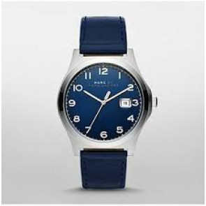Horlogeband Marc by Marc Jacobs MJ8670 Leder Blauw 22mm
