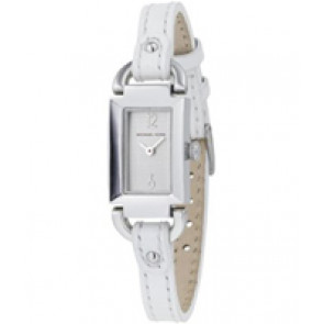 Horlogeband Michael Kors MK2057 Leder Wit 12mm