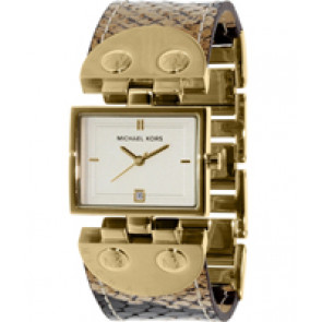 Horlogeband Michael Kors MK2114 Leder Bi-Color 26mm
