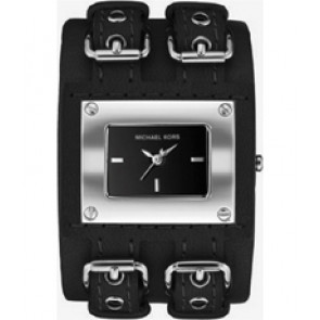 Horlogeband Michael Kors MK2152 Leder Zwart 40mm