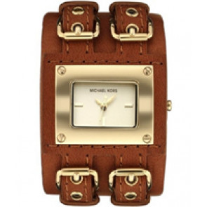 Horlogeband Michael Kors MK2153 Leder Bruin 40mm