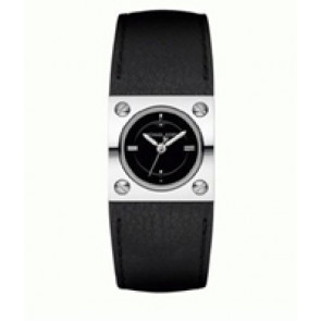 Horlogeband Michael Kors MK2202 Leder Zwart 24mm