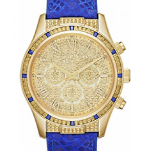 Horlogeband Michael Kors MK2311 Leder Blauw 22mm