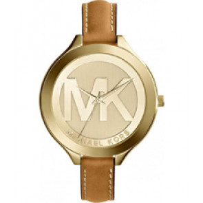 Horlogeband Michael Kors MK2326 Leder Bruin 12mm