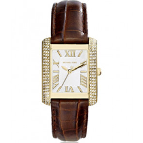 Horlogeband Michael Kors MK2335 Leder Bruin 21mm