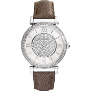 Horlogeband Michael Kors MK2377 Leder Grijs 18mm