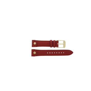 Horlogeband Michael Kors MK2380 Leder Rood 18mm