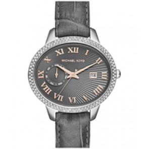 Horlogeband Michael Kors MK2427 Leder Grijs 18mm