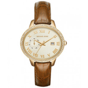 Horlogeband Michael Kors MK2428 Leder Bruin 18mm