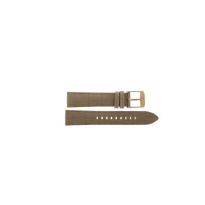 Horlogeband Michael Kors MK2448 Leder Beige 20mm