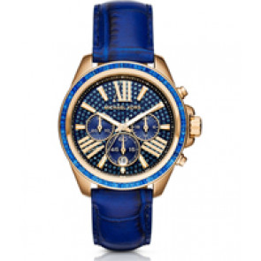 Horlogeband Michael Kors MK2450 Leder Blauw 20mm