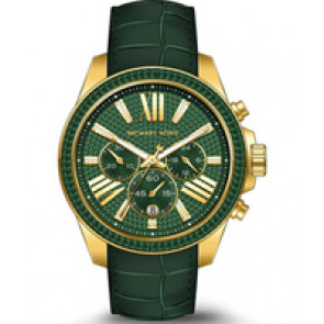 Horlogeband Michael Kors MK2451 Leder Groen 20mm
