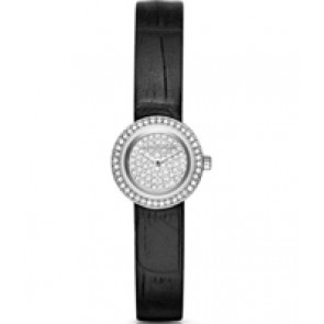 Horlogeband Michael Kors MK2453 Leder Zwart 10mm