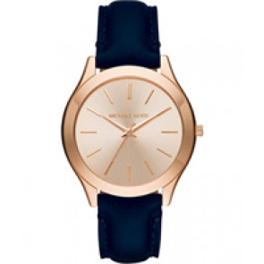 Horlogeband Michael Kors MK2466 Leder Blauw 20mm