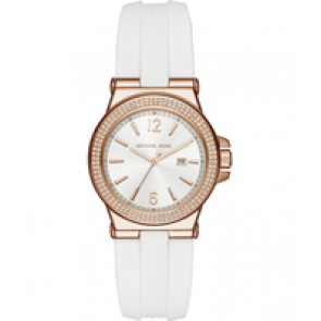 Horlogeband Michael Kors MK2491 Silicoon Wit 20mm