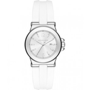 Horlogeband Michael Kors MK2498 Silicoon Wit 20mm