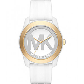 Horlogeband Michael Kors MK2532 Silicoon Wit 22mm