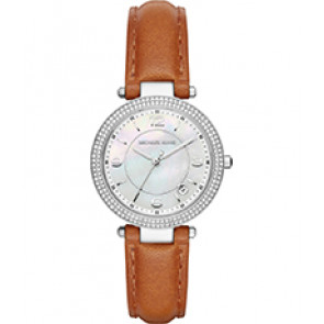 Horlogeband Michael Kors MK2542 Leder Bruin 16mm