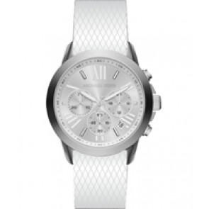 Horlogeband Michael Kors MK2555 Silicoon Wit 20mm