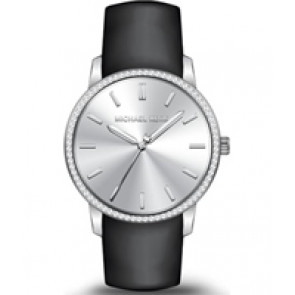 Horlogeband Michael Kors MK2569 Leder Zwart 18mm