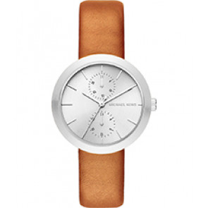 Horlogeband Michael Kors MK2573 Leder Bruin 18mm