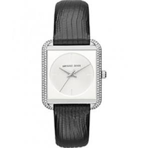 Horlogeband Michael Kors MK2583 Leder Zwart 20mm