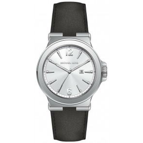 Horlogeband Michael Kors MK2601 Leder Zwart 22mm