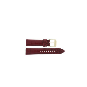 Horlogeband Michael Kors MK2623 Leder Rood 20mm