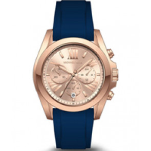 Horlogeband Michael Kors MK2650 Silicoon Blauw 22mm