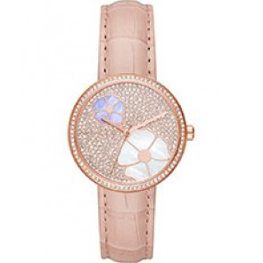 Horlogeband Michael Kors MK2718 Leder Rosé 18mm