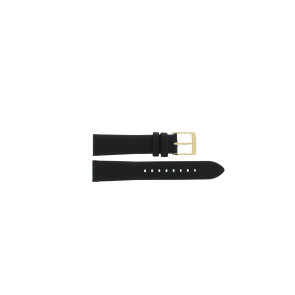 Horlogeband Michael Kors MK2747 Leder Zwart 20mm