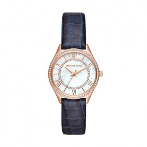 Horlogeband Michael Kors MK2767 Leder Blauw 16mm