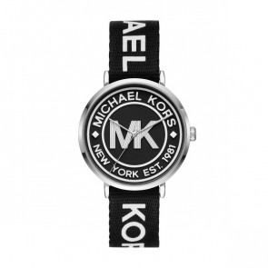 Horlogeband Michael Kors MK2864 Nylon/perlon Zwart 18mm