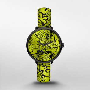 Horlogeband Michael Kors MK2868 Leder Geel 14mm
