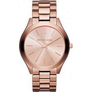 Horlogeband Michael Kors MK3205A Roestvrij staal (RVS) Rosé 16mm