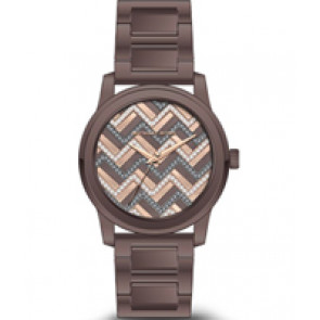 Horlogeband Michael Kors MK3594 Staal Bruin 20mm